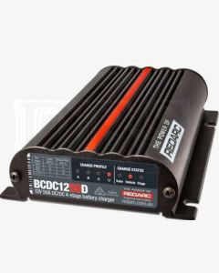 Redarc BCDC1250D Dual Input 12V 50A In-Vehicle DC Battery Charger